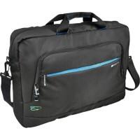 Monolith Laptop Case Blue Line 3316 17.2 Inch Recycled Plastic Black 43 x 11 x 31 cm