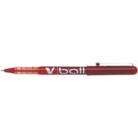 Pilot V-Ball 05 Rollerball Pen Fine 0.3 mm Red Pack of 12