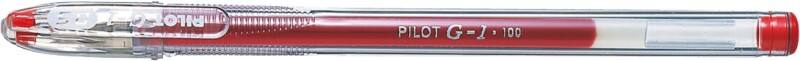 Pilot G-1 Rollerball Pen Fine 0.3 mm Red Pack of 12