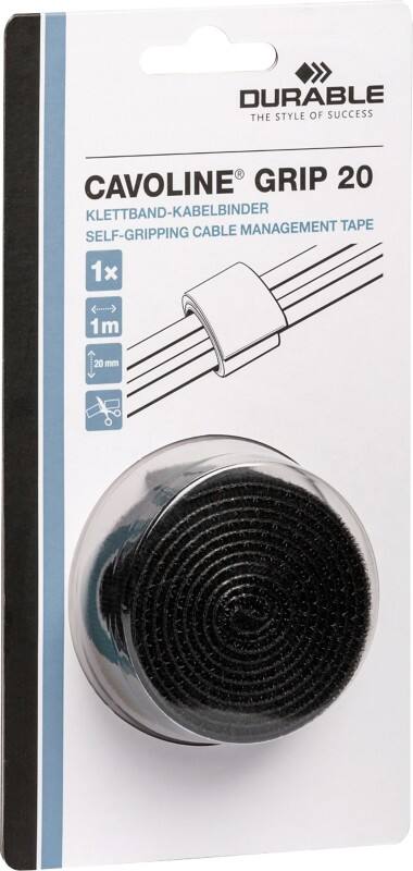 DURABLE Velcro strap cable tie Cavoline Grip 20 Black