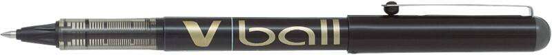 Pilot V-Ball 07 Non-retractable Rollerball Pen Black 0.4 mm Medium Rollerball Non Refillable Pack of 12