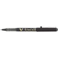 Pilot V-Ball 07 Rollerball Pen Medium 0.4 mm Black Pack of 12