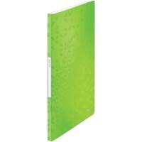 Leitz WOW Display Book A4 Green 20 Pockets