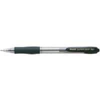 Pilot Super GRIP Ballpoint Pen Black Medium 0.4 mm Refillable Pack of 12