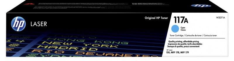 HP 117A Original Toner Cartridge W2071A Cyan