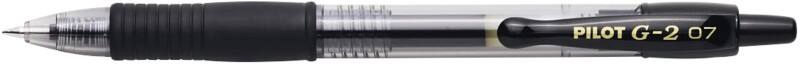 Pilot G2 Rollerball Pen Black Medium 0.4 mm Refillable Pack of 12