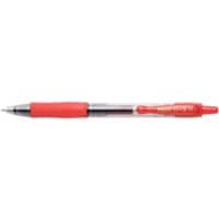 Pilot G-2 07 Retractable Rollerball Pen Grip Medium 0.4 mm Red Pack of 12