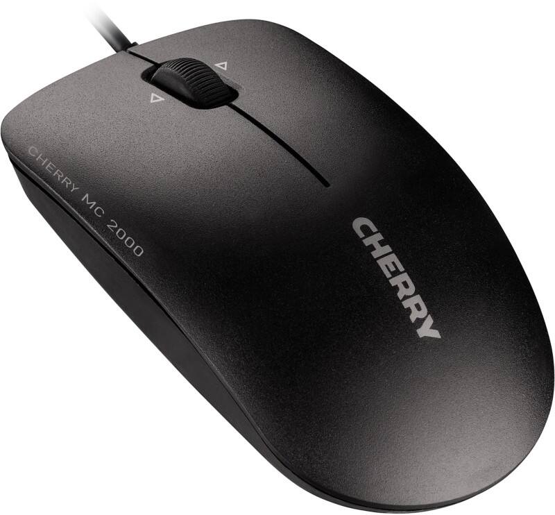 CHERRY MC 2000 Mouse Wired Without Bluetooth Black Suitable For Lefthanded People