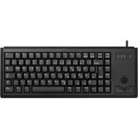 CHERRY Compact Ultraslim Wired Keyboard G84-4400 USB QWERTY (UK) Black with Trackball