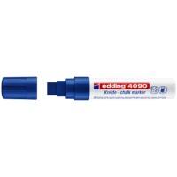 edding 4090 Chalk Marker Chisel Blue