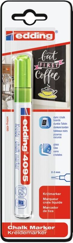 edding 4095 Chalk Marker Medium Bullet 2-3 mm Neon Green
