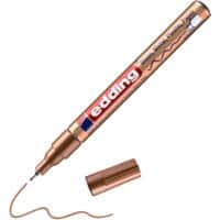 edding 780 Permanent Paint Marker Copper Fine Bullet 0.80 mm Water-Resistant