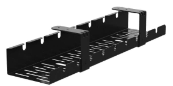 euroseats Cable Tray Black 500 x 122 x 90 mm