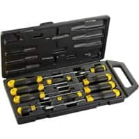 Stanley Flared,Pozidriv Cushion Grip Screwdriver Set Pack of 10