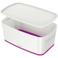 Leitz MyBox WOW Storage Box 5 L White, Purple Plastic 31.8 x 19.1 x 12.8 cm