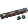 Starbucks Espresso Roast Decaffeinated Ground Coffee Pods Box Dark 57 g Pack of 10