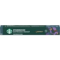 Starbucks Espresso Roast Caffeinated Ground Coffee Pods Box Dark 57 g Pack of 10