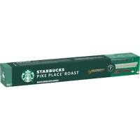 Starbucks Pike Place Roast Caffeinated Ground Coffee Pods Box Lungo Medium 53 g Pack of 10