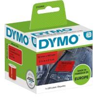 DYMO LW 2133399 Shipping Labels Self Adhesive Black on Red 54 (W) x 101 (L) mm 220
