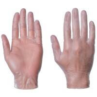 Gloves Powder Free Vinyl Medium Transparent Pack of 100