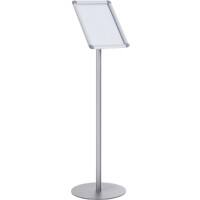 Bi-Office Display Stand FreestandingA4  Aluminium Silver