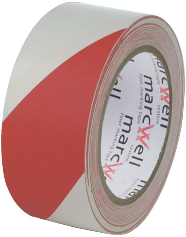 Pacplan Hazard Warning Tape HWT50RW 50 mm x 33 m Red, White 18 Rolls