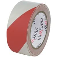 Pacplan Hazard Warning Tape HWT50RW 50 mm x 33 m Red, White 18 Rolls