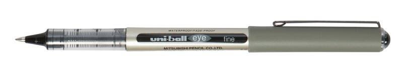 uni-ball Eye UB-157 Non-retractable Rollerball Pen Black 0.5 mm Medium Rollerball Non Refillable Pack of 12