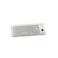 CHERRY Wired Keyboard G84-4400 QWERTY UK With Built-In Trackball USB-A 1m Cable Grey