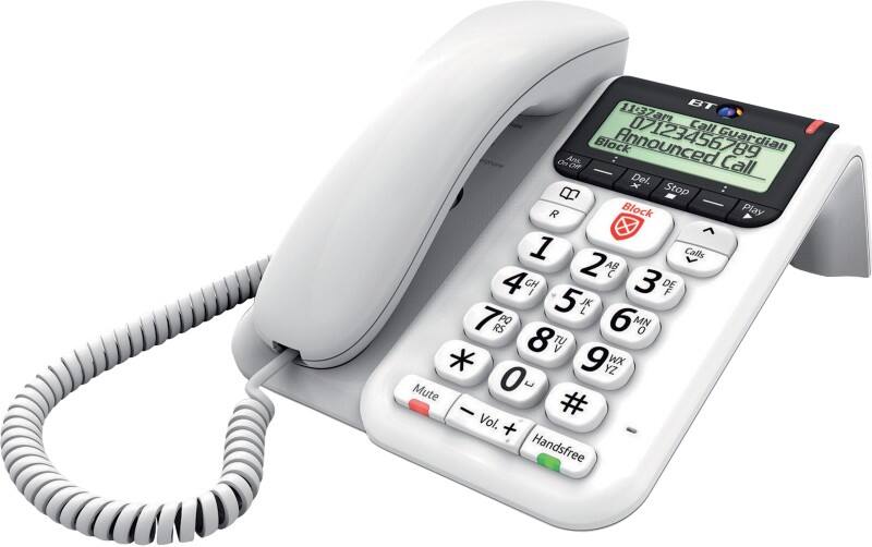 BT Decor 2600 Corded Telephone White