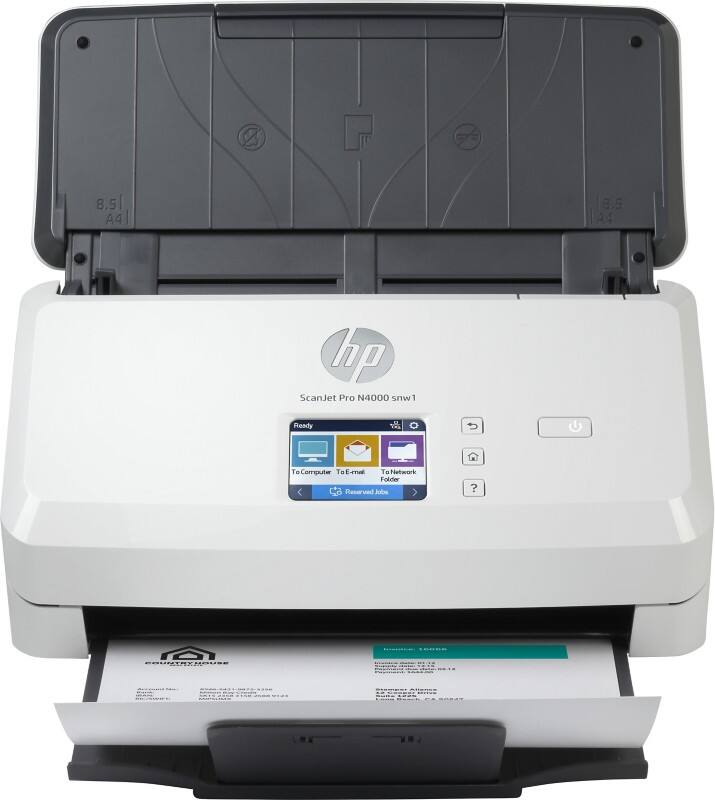 HP Scanner ScanJet Pro N4000 snw1 600 x 600 dpi Black, White