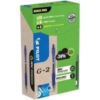 Pilot Gel Rollerball 0.32 mm 12 Pens and 12 Refills M Pack of 24