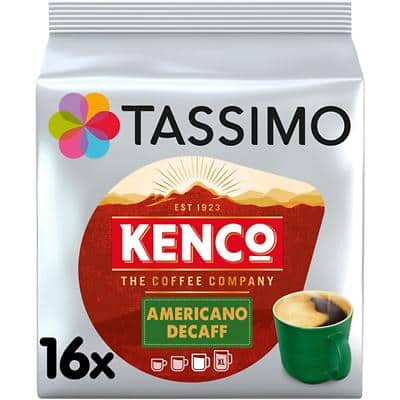 Tassimo Americano Decaffeinated Coffee Pods Pack of 16