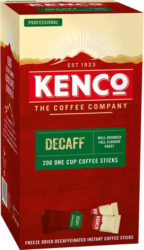 Kenco Freeze Dried Decaffeinated Instant Coffee Sachets Smooth 1.8 g Pack of 200