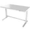 Euroseats Sit-Stand Workstation 75.WER.GL.WH White Glass Height Adjustable 720 - 1210 mm