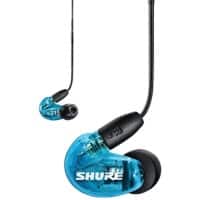 Shure Wireless In-Ear Earphones SE215 Bluetooth Sound Isolating With Microphone Blue