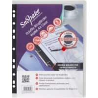 Snopake Polyfile Document Wallet A4 PP (Polypropylene) Portrait 34 (W) x 31 (H) cm Transparent Pack of 5