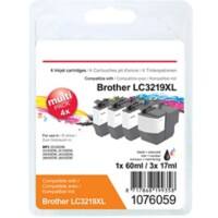 Office Depot Compatible Brother LC3219XL Ink Cartridge Black, Cyan, Magenta, Yellow Pack of 4 Multipack