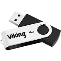 Viking USB Flash Drive USB 2.0 16 GB Black, Silver