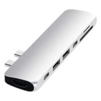 Satechi USB Hub Adaptor USB-C Male HDMI Female, USB A Female, USB-C Female Silver