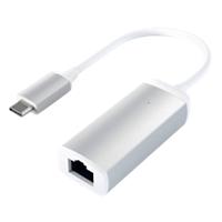 Satechi ST-TCENS USB-C Male to Gigabit Ethernet Ethernet Adapter 2.48 inch Silver