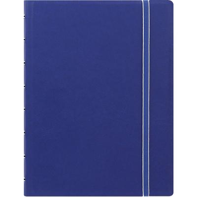 Filofax Notebook 115009 A5 Ruled Twin Wire Faux-leather Soft Cover Blue 56 Pages