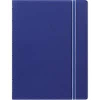 Filofax Notebook 115009 A5 Ruled Twin Wire Faux-leather Soft Cover Blue 56 Pages