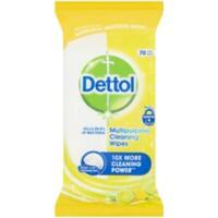 Dettol Multipurpose Wipes Citrus Lemon Pack of 70