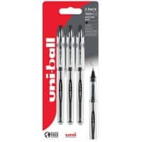 uni-ball Vision Elite UB-200 Rollerball Pen 0.6 mm Black Pack of 3