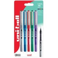 uni-ball Eye Design UB-157D Rollerball Pen 0.5 mm Assorted Pack of 5