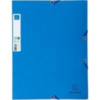 Exacompta 3 Flap Folder 56122E CleanSafe A4 Blue Card 24 x 32 cm