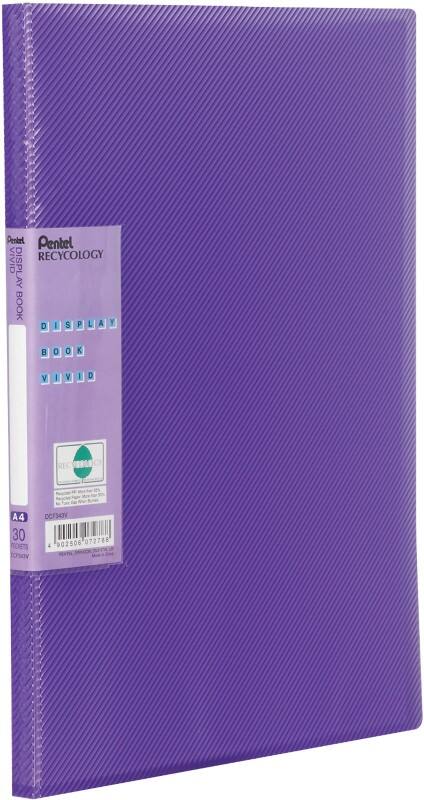 Pentel Presentation Folder DCF343V A4 Violet Polypropylene 23 x 2 x 31 cm