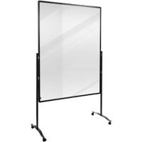 Legamaster Freestanding Divider Board Premium Plus 1500 x 1000 x 5mm Aluminium, Plexiglass Black