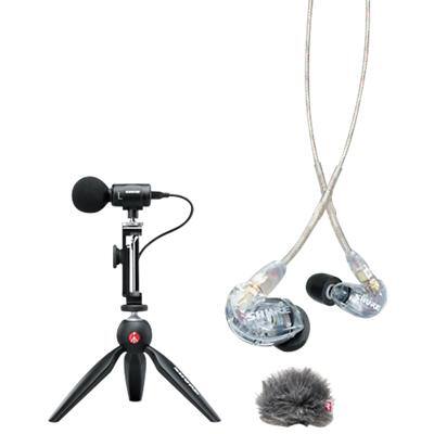 Shure Portable Videography Kit MV88+SE215-CL-EFS